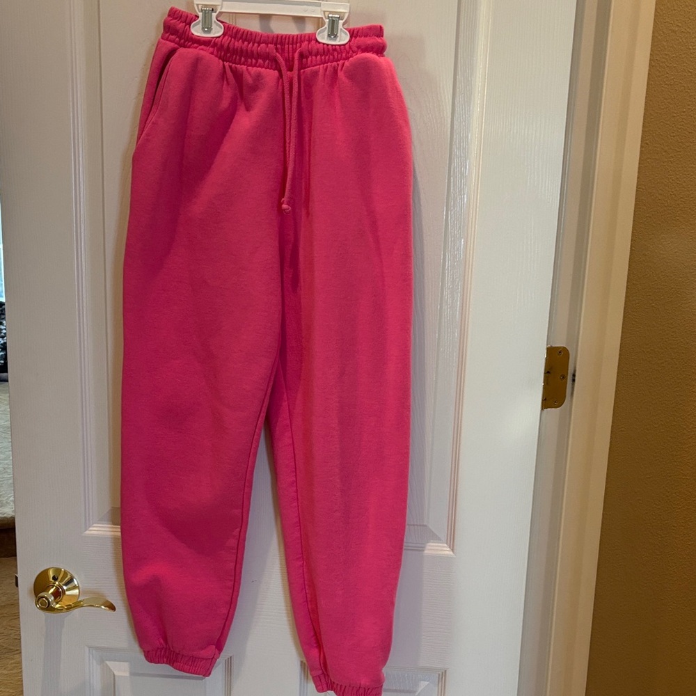 Zara Vibrant Pink Joggers